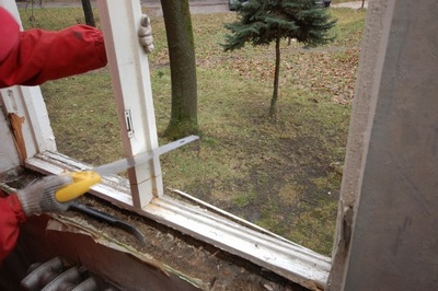 Демонтаж окна